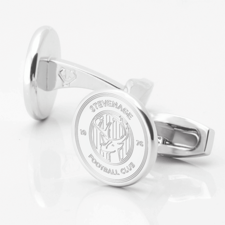 Stevenage Football Club Engraved Cufflinks