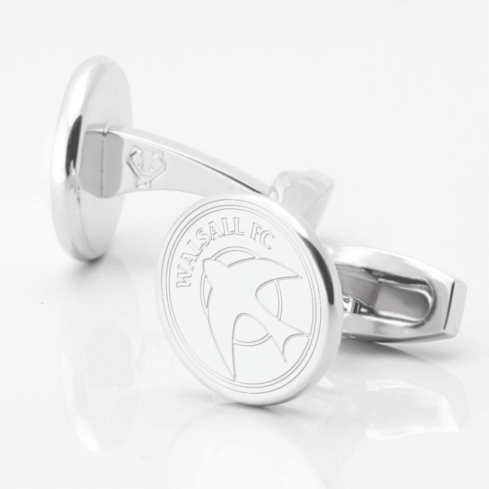 Walsall FC Cufflink Silver