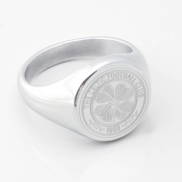 Celtic Football Club Engraved Signet Ring