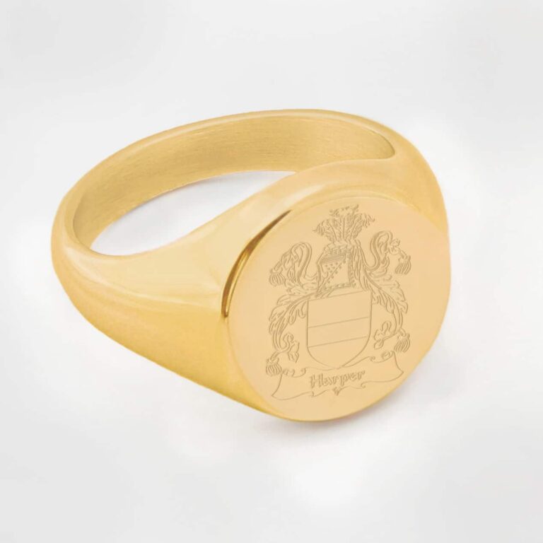 family crest gold
