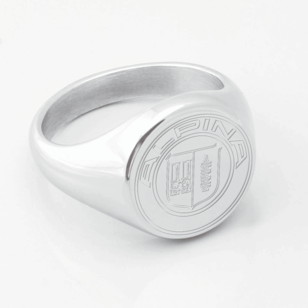Alpina Car Engraved Signet Ring