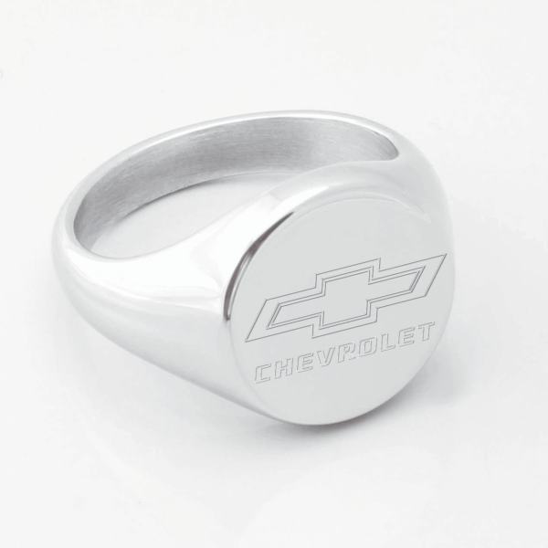 Chevrolet Car Engraved Signet Ring