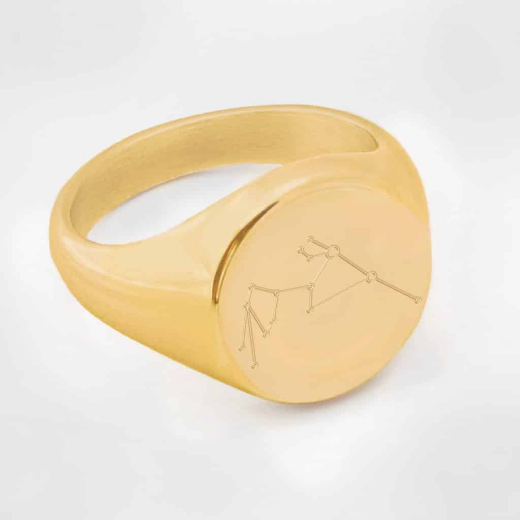Constellation Aquarius gold