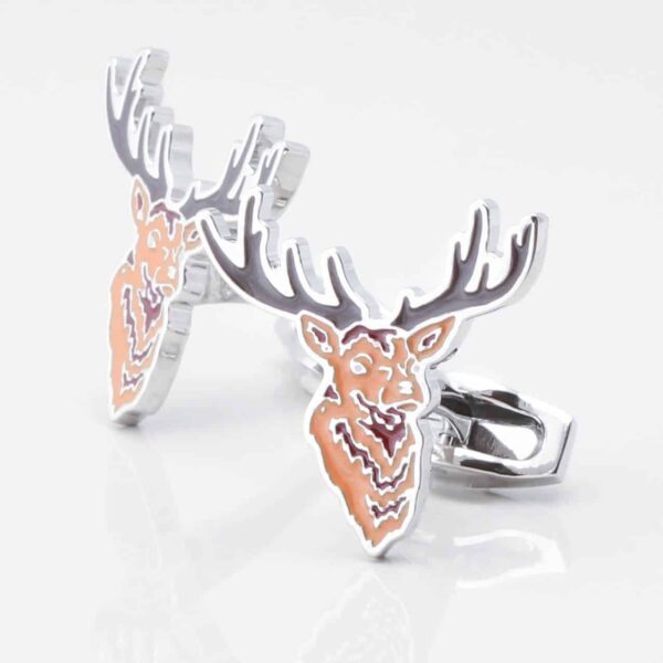 Enamel Stag Cufflinks