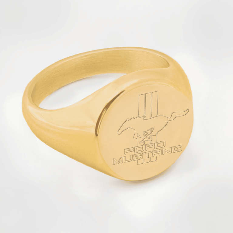 Ford Mustang gold