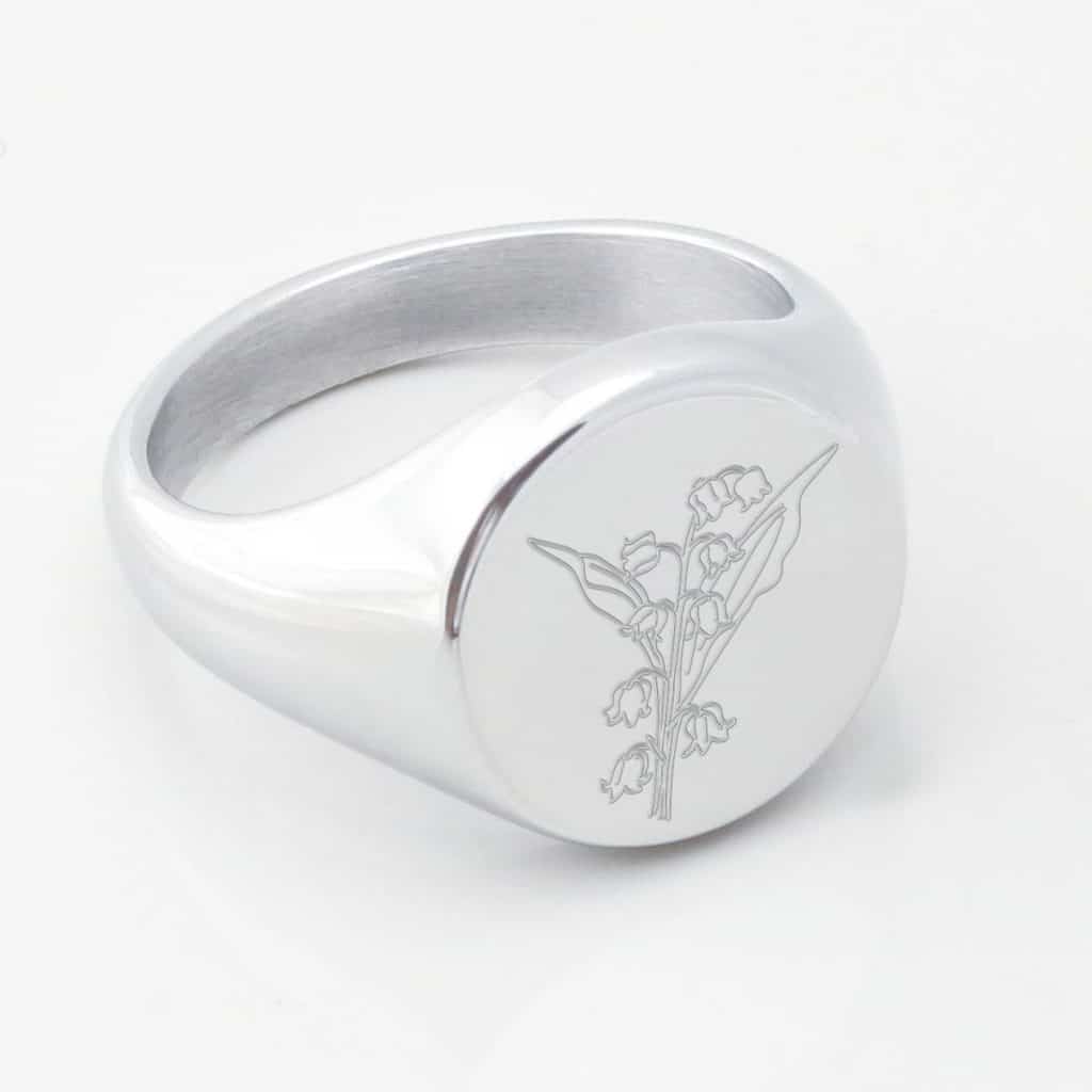 Lily of the Valley May Flower silver
