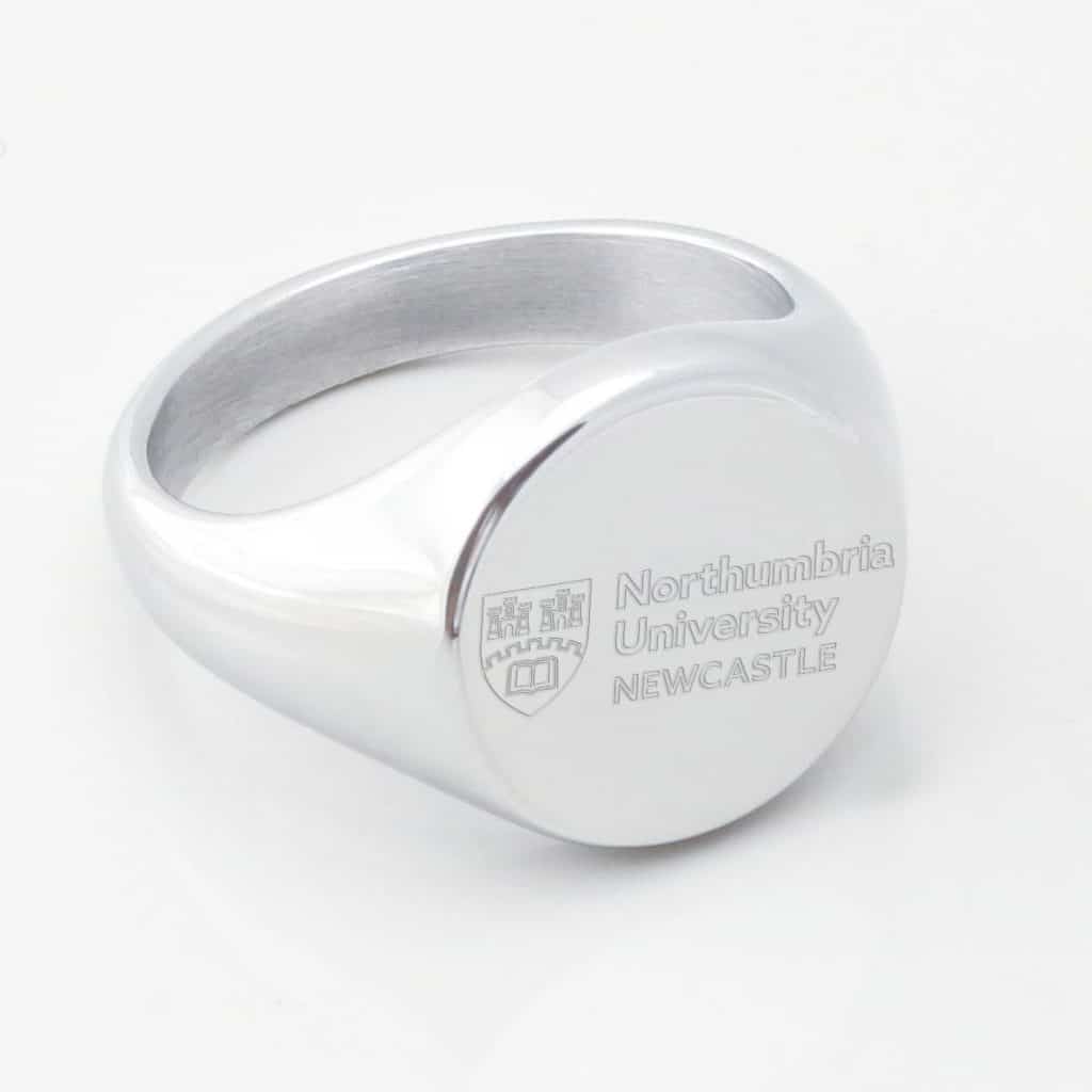 Northumbria University Newcastle silver