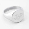 fancy initials silver