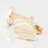 University of Sunderland cufflinks gold 2