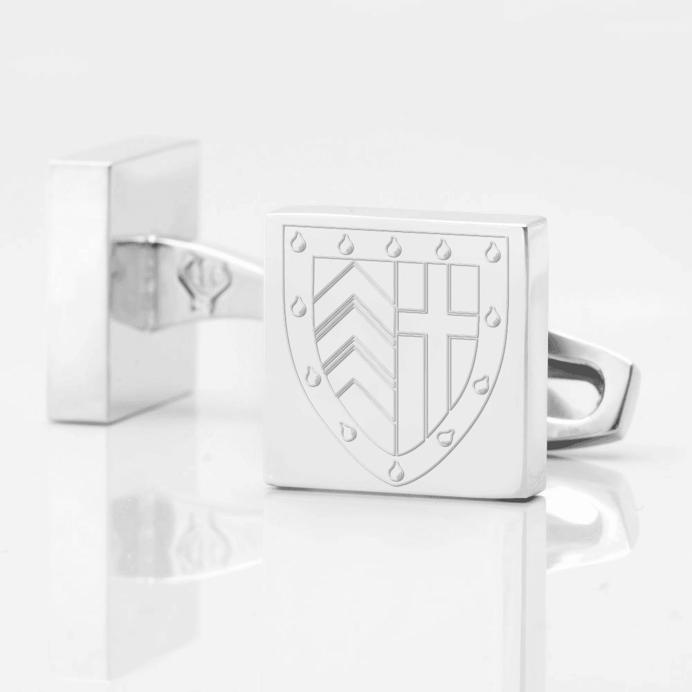 Clare College Silver Cufflinks