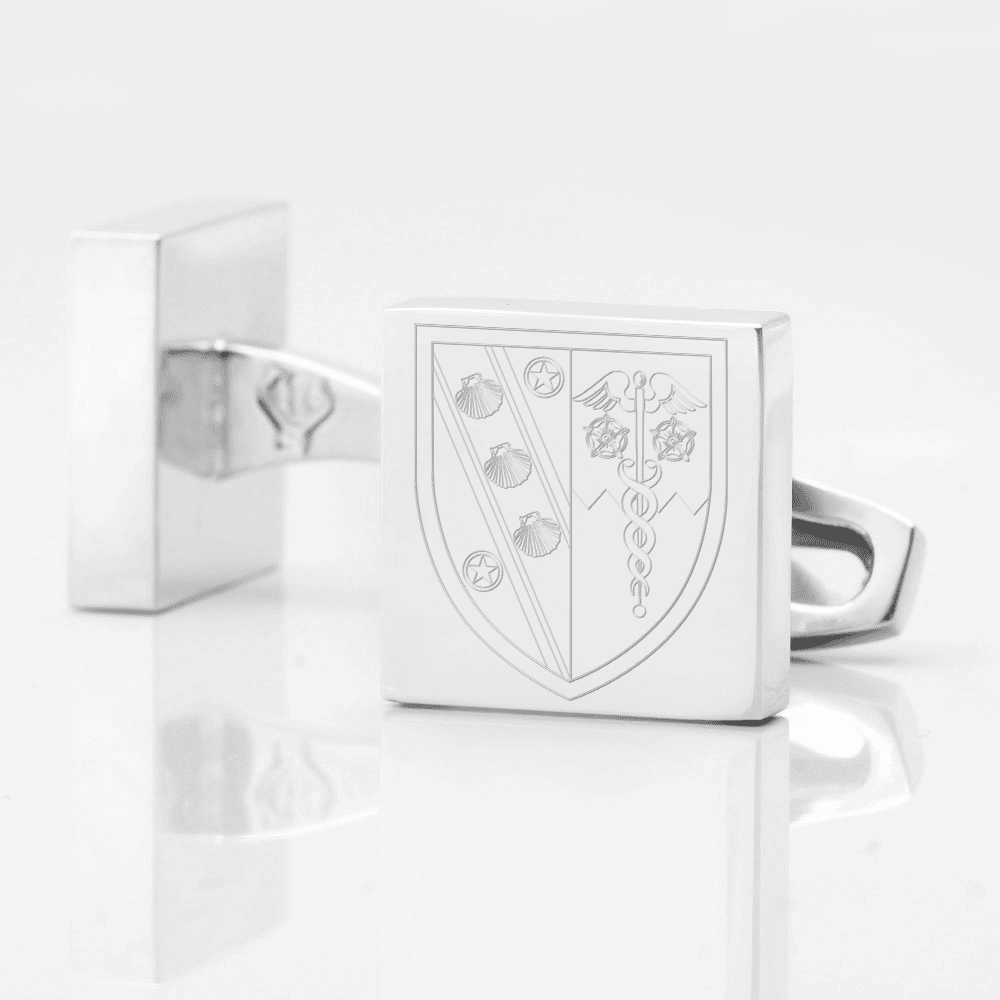 Darwin College Silver Cufflinks