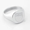 Fitzwilliam College Silver Signet ring