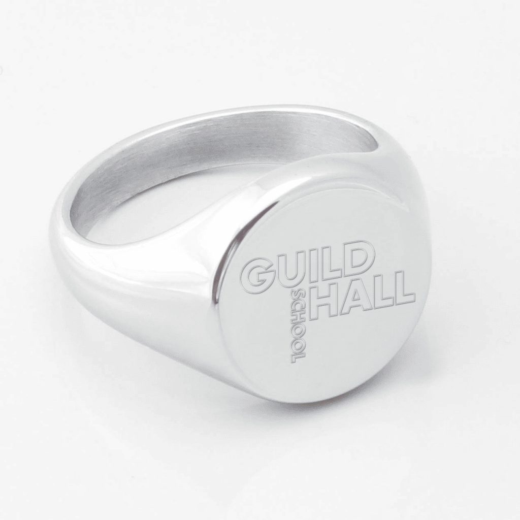 Guild Hall School Silver Signet Ring