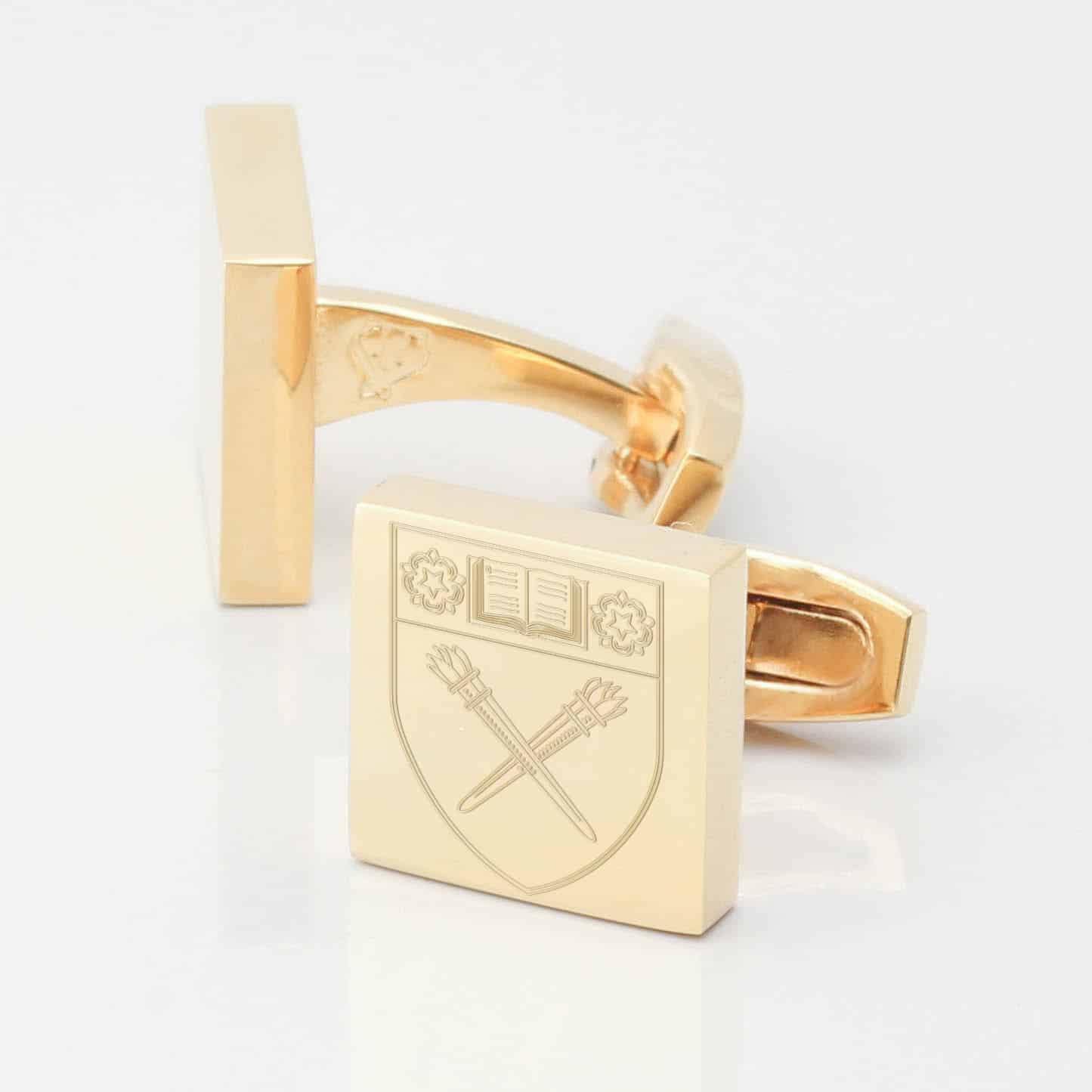 Harris Manchester College Gold Cufflinks