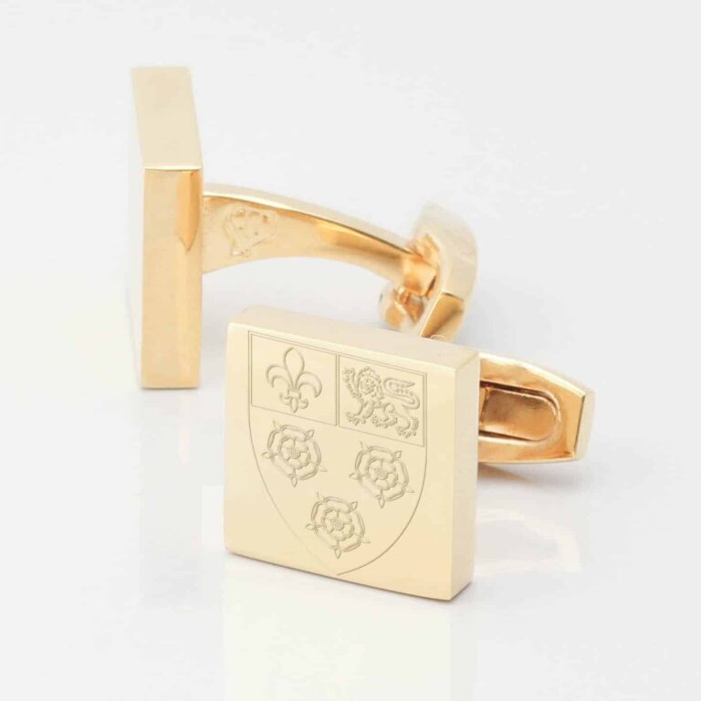 Kings College Gold Cufflinks