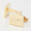 London Interdisciplinary School Gold Cufflinks