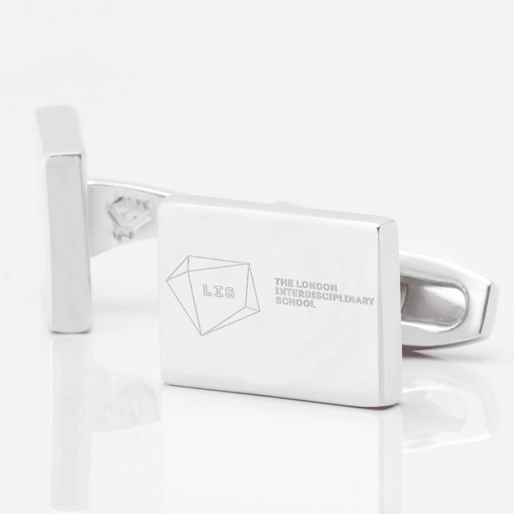 London Interdisciplinary School Silver Cufflinks
