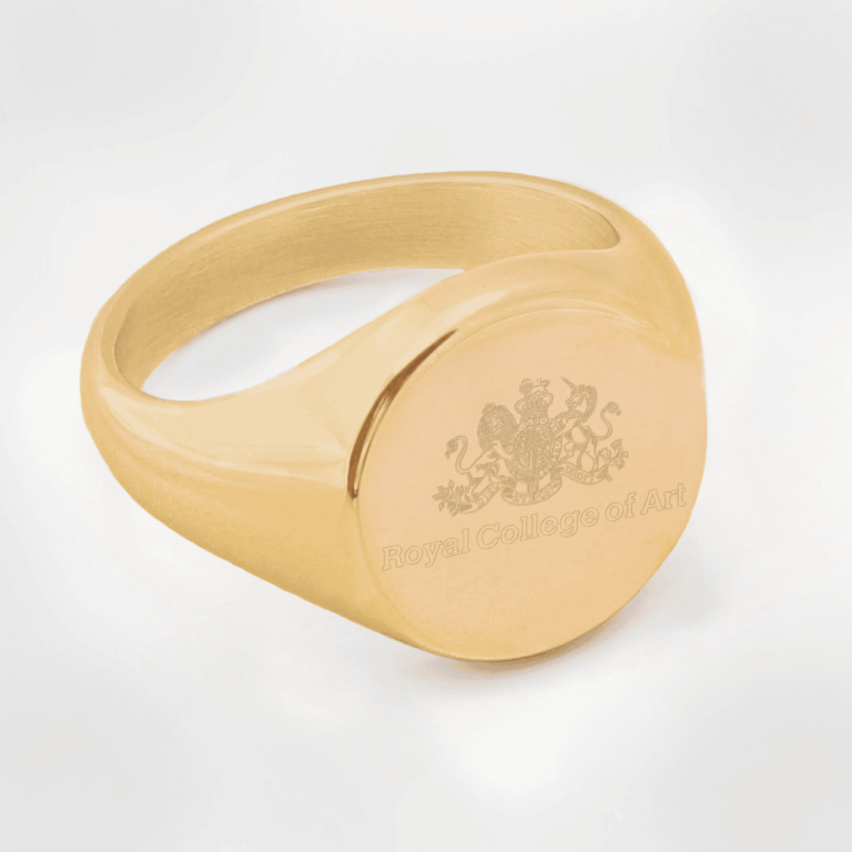 Royal College Of Art Gold Signet Ring