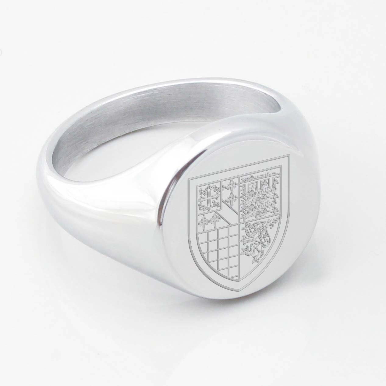 Saint Edmunds College Silver Signet Ring