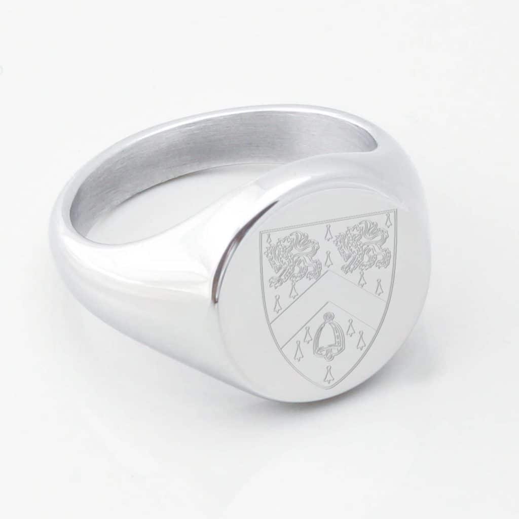 Wolfson College Silver Signet Ring