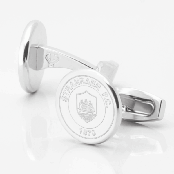 Stranraer Football Engraved Cufflinks