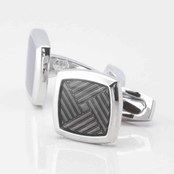 Black Enamel Cufflinks