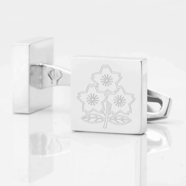 Japan Rugby Engraved Cufflinks