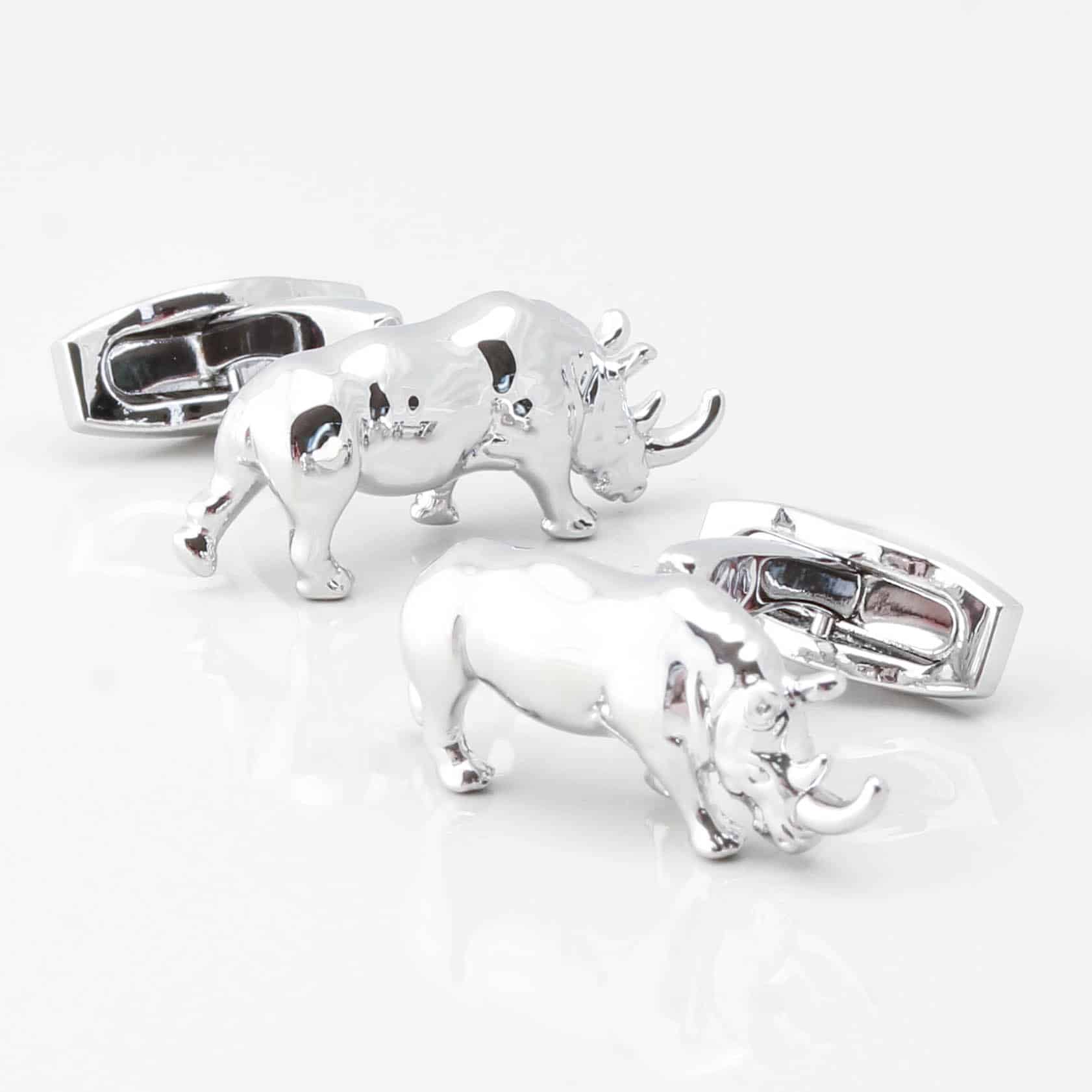 Rhinoceros Cufflinks Gallery 4388