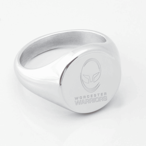 Worcester Warriors Rugby Club Engraved Signet Ring