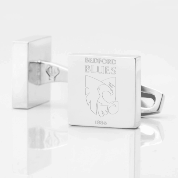 Bedford Blues Rugby Engraved Cufflinks
