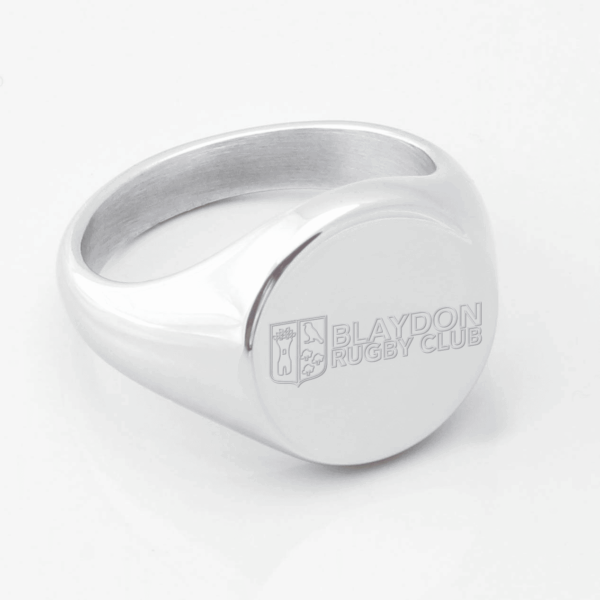 Blaydon Rugby Club Engraved Signet Ring
