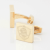 Coventry Rugby Engraved Gold Cufflinks