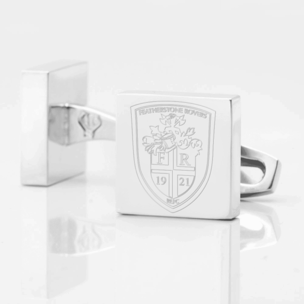 Featherstone Rovers Rugby Engraved Cufflinks