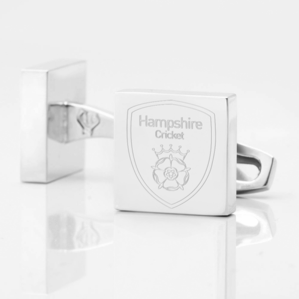 Hampshire County Cricket Club Engraved Cufflinks