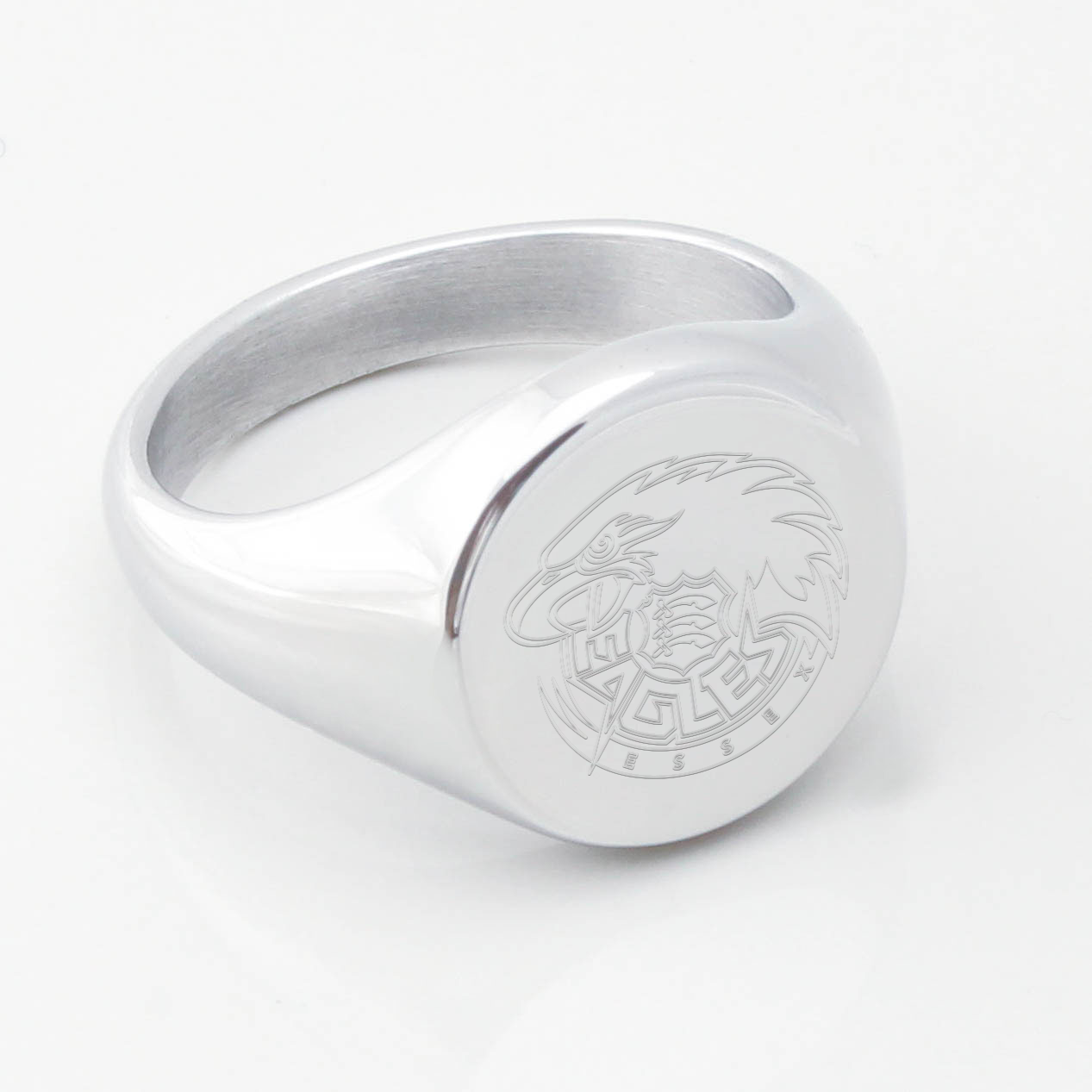 Essex Eagles Cricket Club Engraved Signet Ring