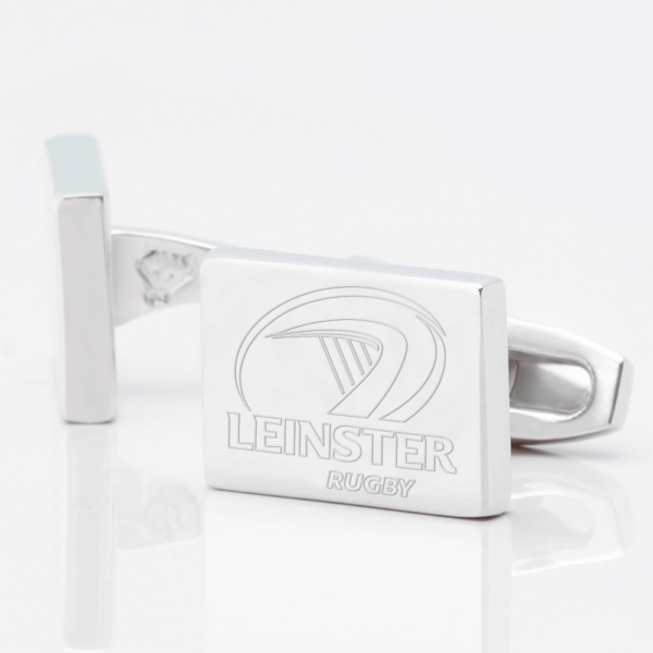 Leinster Rugby Engraved Cufflinks
