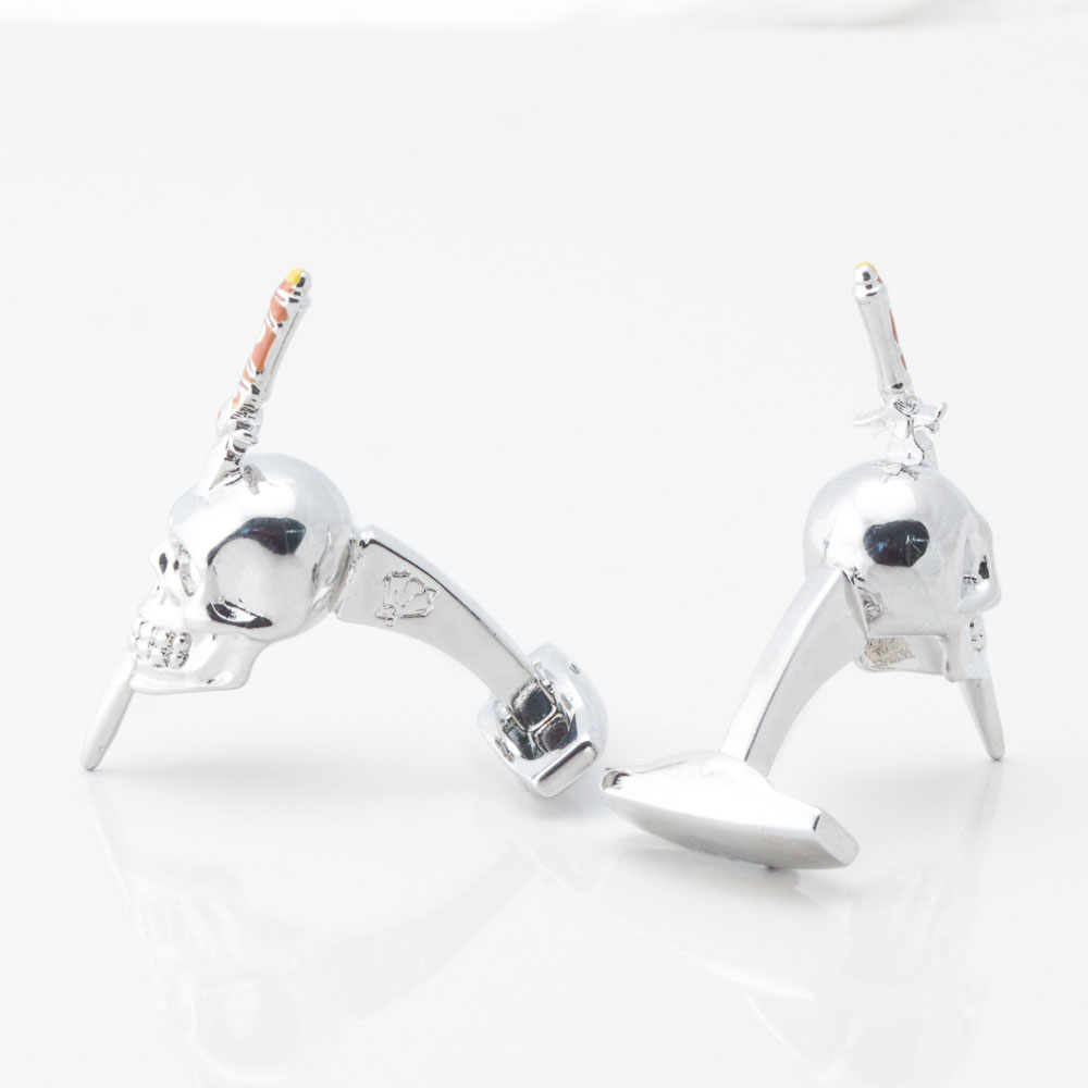 Dagger Through Skull Cufflinks Gallery