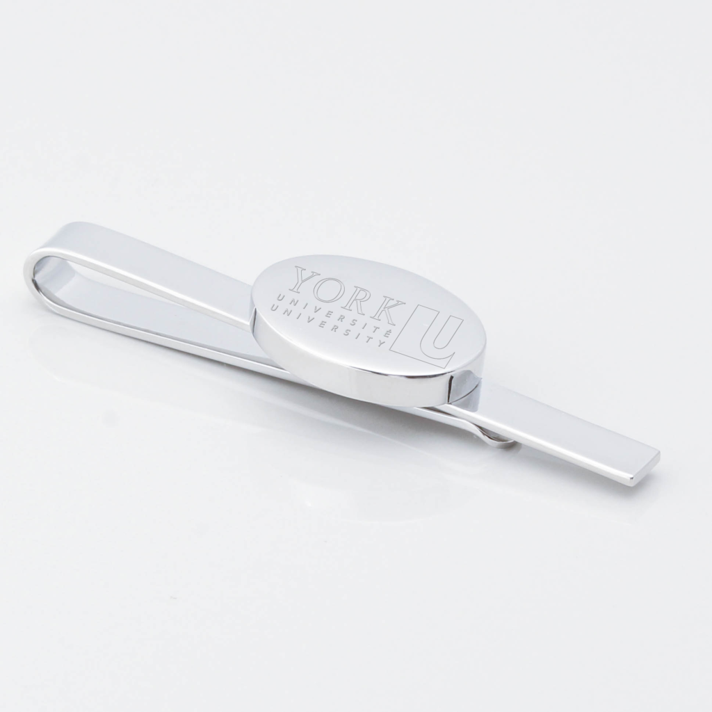 York-University-Engraved-Silver-Tie-Slide