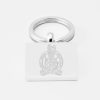 Army Legal Services-Engraved-Silver--Keyring
