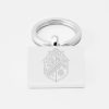 Cowdenbeath Football-Engraved-Silver-Keyring