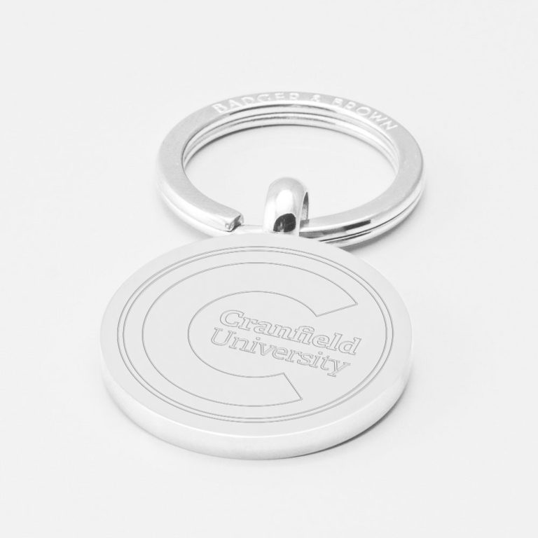 Cranfield-University-Engraved-Silver-Keyring