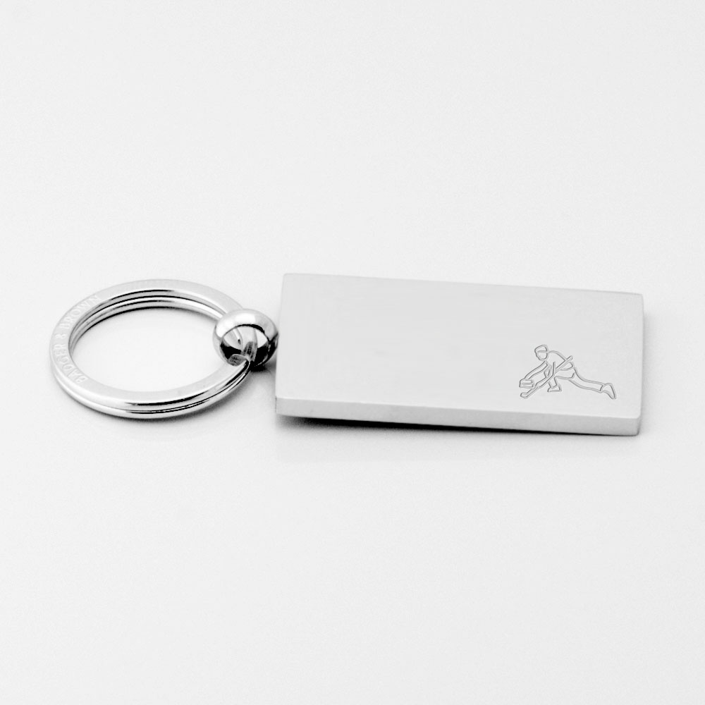 Curling-Engraved-Silver-Rectangle-Keyring