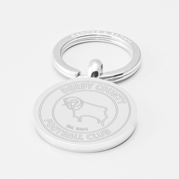 Derby County Football Club Engraved Keyring