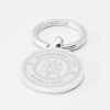 Edinburgh City Football-Engraved-Silver-Keyring