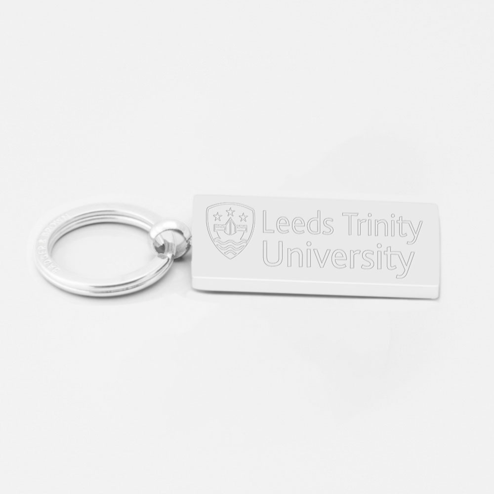Leeds-Trinity-University-Engraved-Silver-Keyring