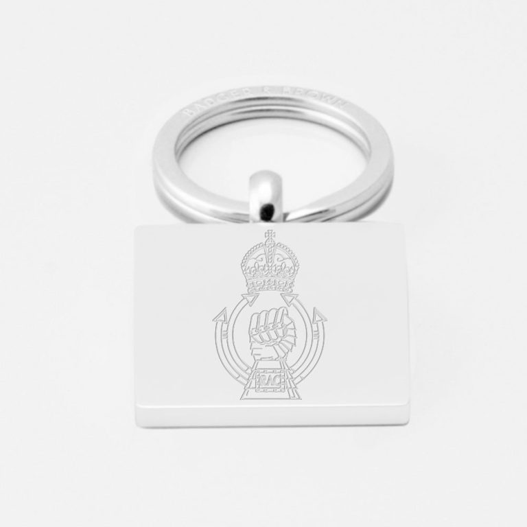 Royal-Armoured-Corps-Engraved-Silver-Keyring