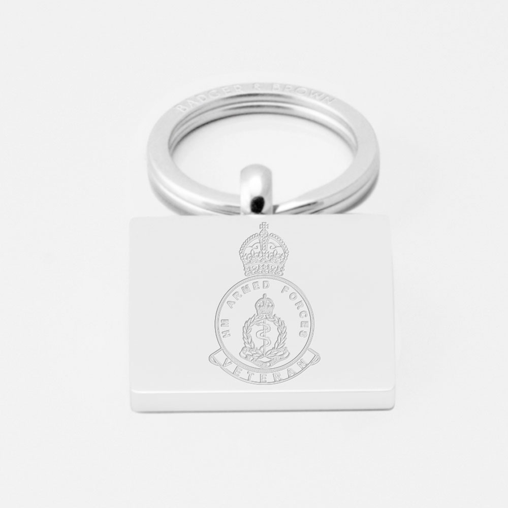 Royal-Army-Medical-Corp-Engraved-Silver-Keyring