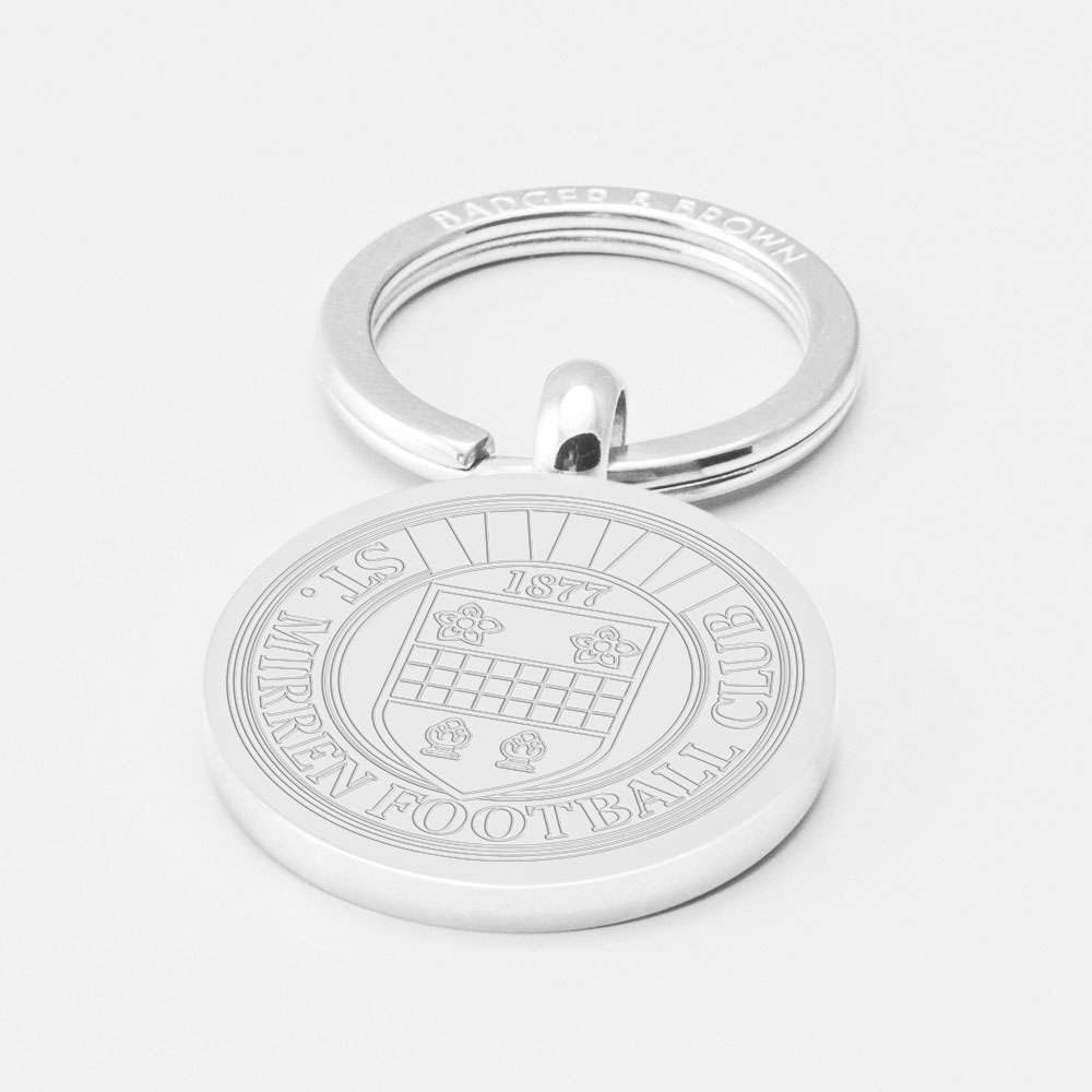 St-Mirren-Football-Engraved-Silver-Keyring