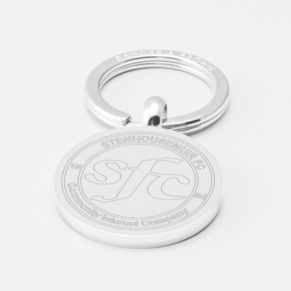 Stenhousemuir Football Engraved Keyring