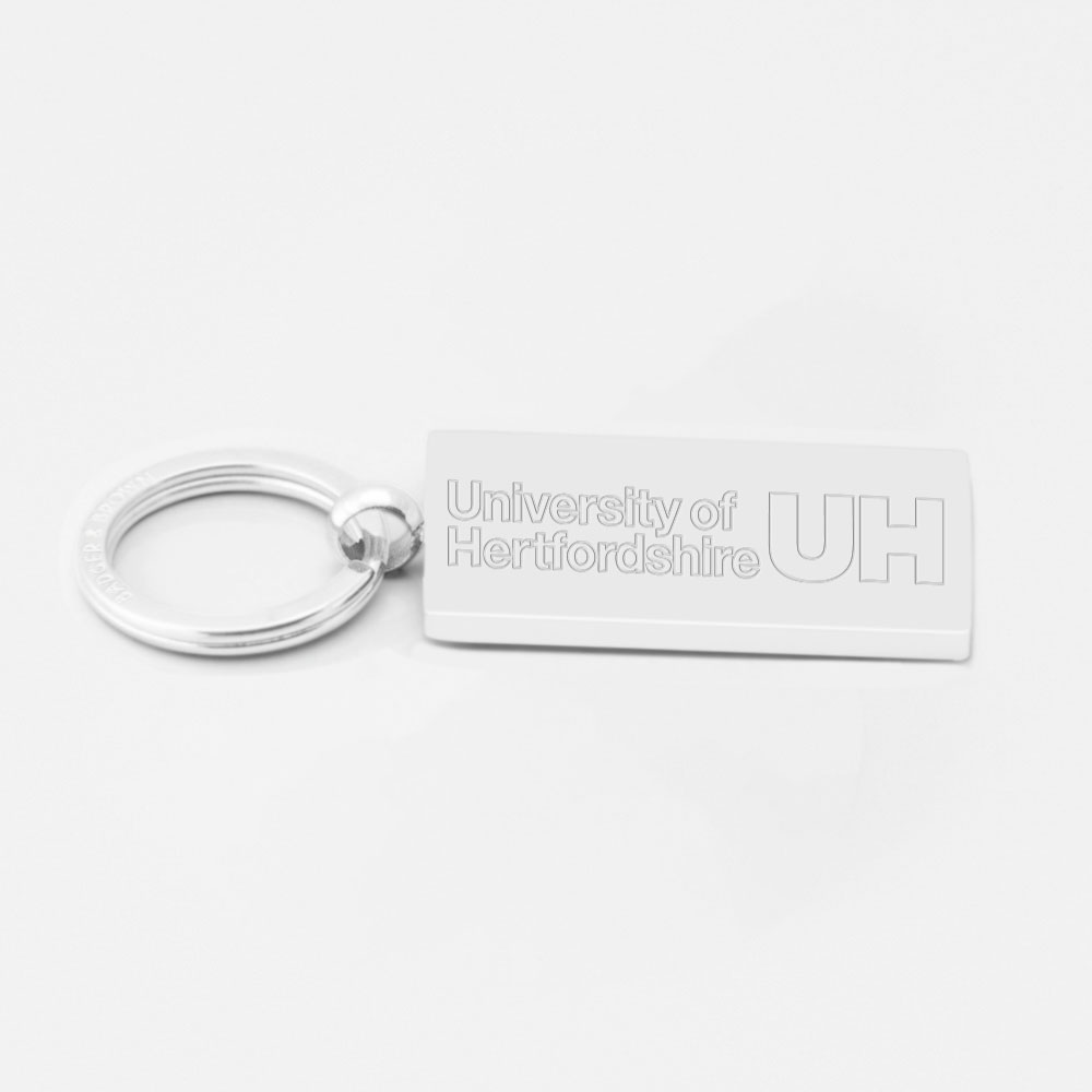 University-Of-Hertfordshire-Engraved-Silver-Keyring